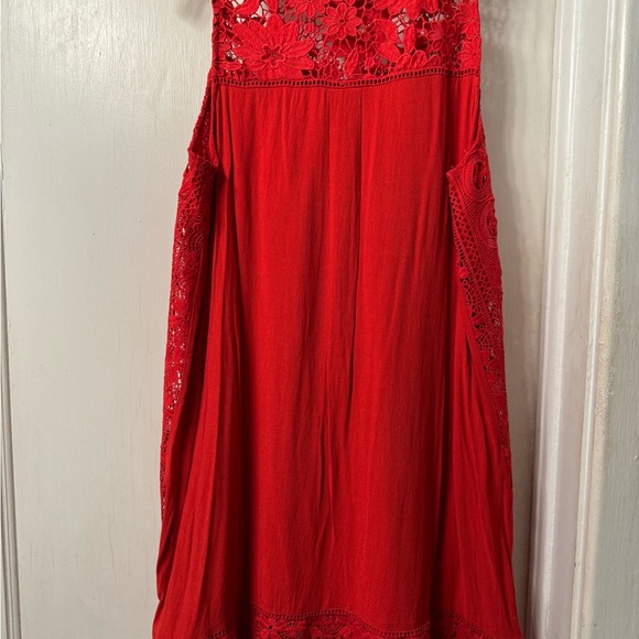 Altar’d State Red Lace Dress - Medium - Picture 8 of 8